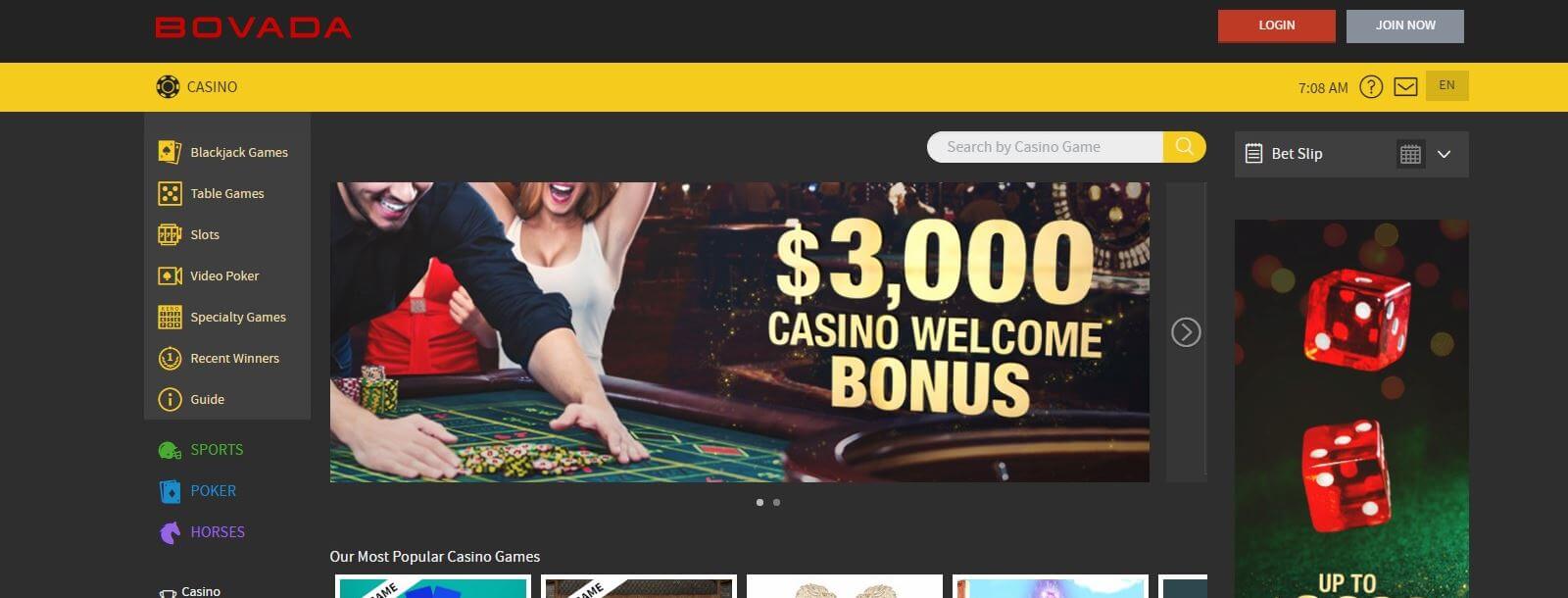 Bovada Casino Online Review