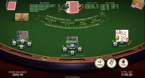 Free Chip Blackjack Guide 2024 | Rules and Side Bets Explained
